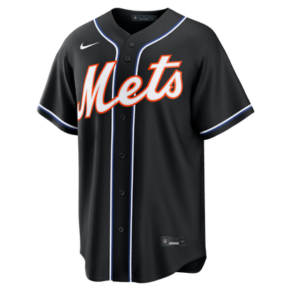 Juan Soto New York Mets Nike Fashion Replica Black Out Jersey