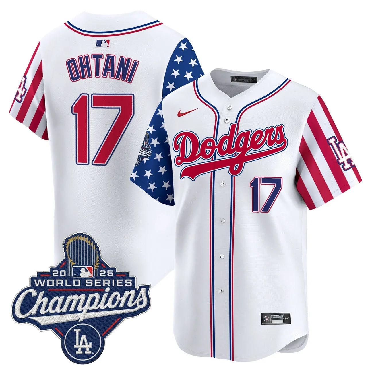 Men's Los Angeles Dodgers "America250 Edition" Vapor Premier Limited Jersey - All Stitched