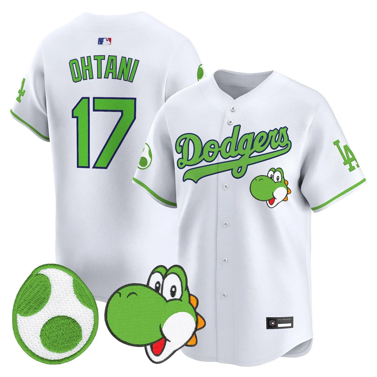 Men's Los Angeles Dodgers x Yoshi Vapor Premier Limited Jersey - All Stitched