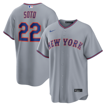 Juan Soto New York Mets Nike Road Replica Jersey - Gray