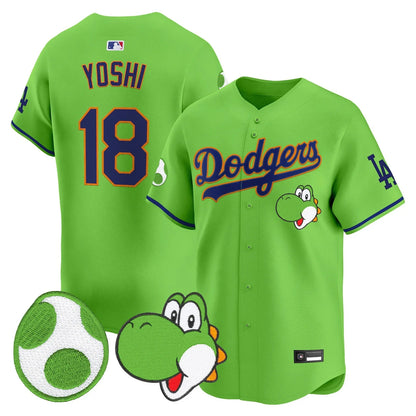Men's Los Angeles Dodgers x Yoshi Vapor Premier Limited Jersey - All Stitched