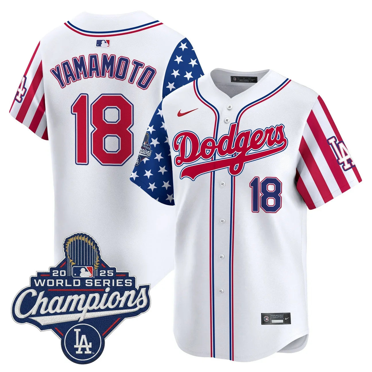 Men's Los Angeles Dodgers "America250 Edition" Vapor Premier Limited Jersey - All Stitched