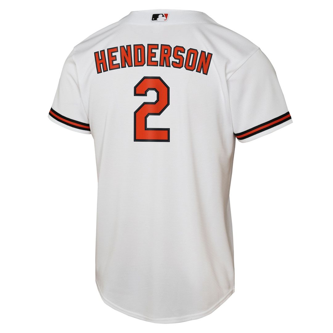 Gunnar Henderson Baltimore Orioles Nike Youth Home Replica Player Jersey - White