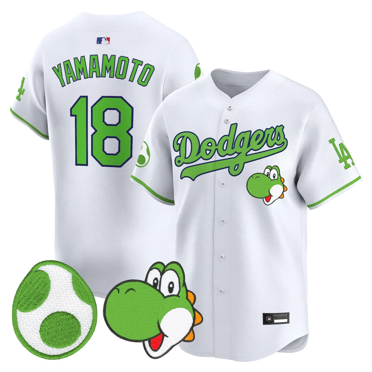 Men's Los Angeles Dodgers x Yoshi Vapor Premier Limited Jersey - All Stitched