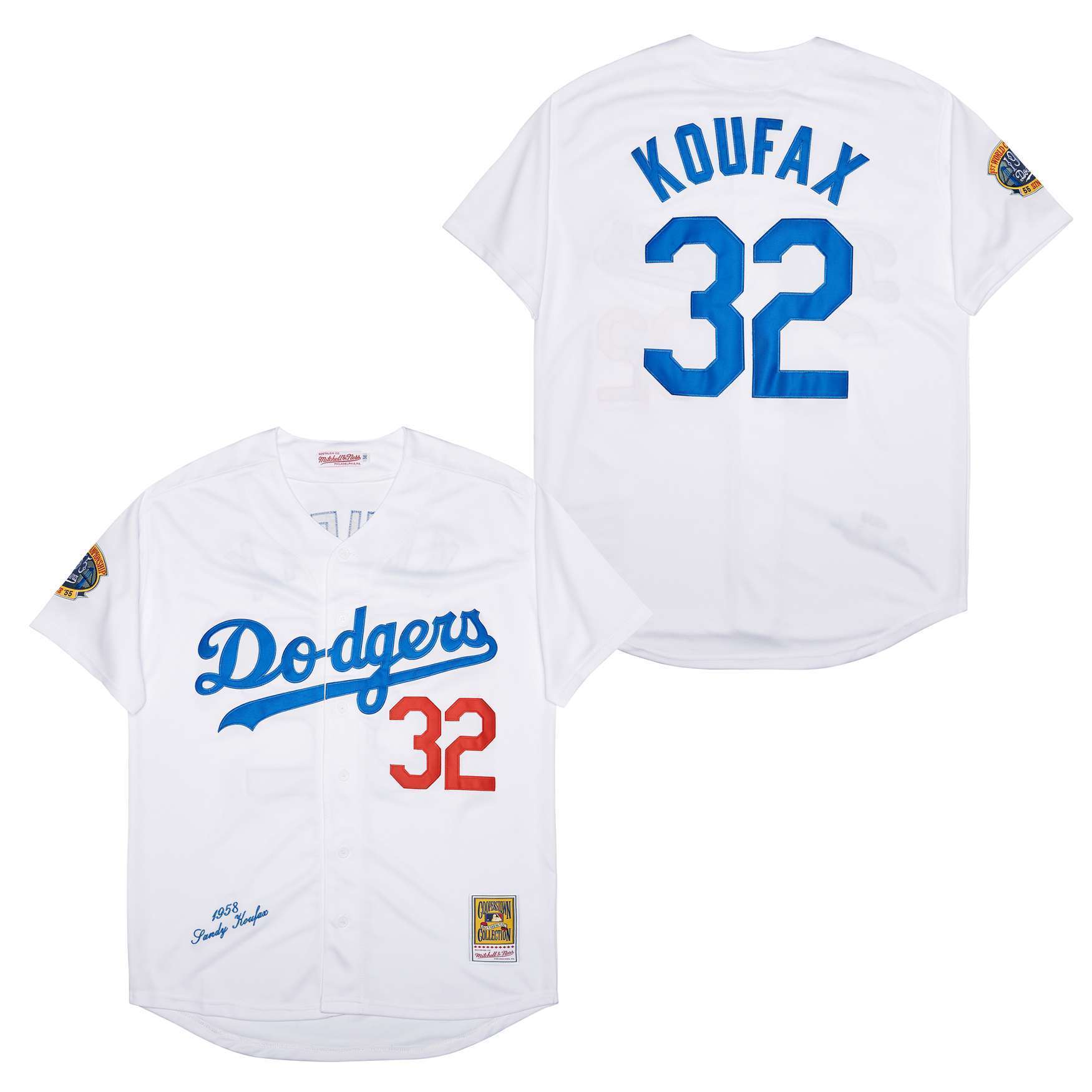 Men's #32 Sandy Koufax Los Angeles Dodgers Baseball Jersey