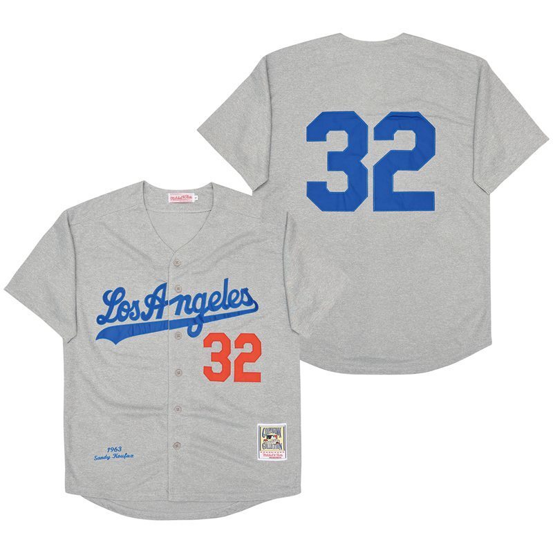 Men's #32 Sandy Koufax Los Angeles Dodgers Baseball Jersey