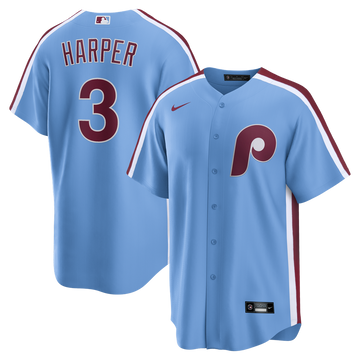Bryce Harper Philadelphia Phillies Nike Alternate Replica Jersey - Light Blue
