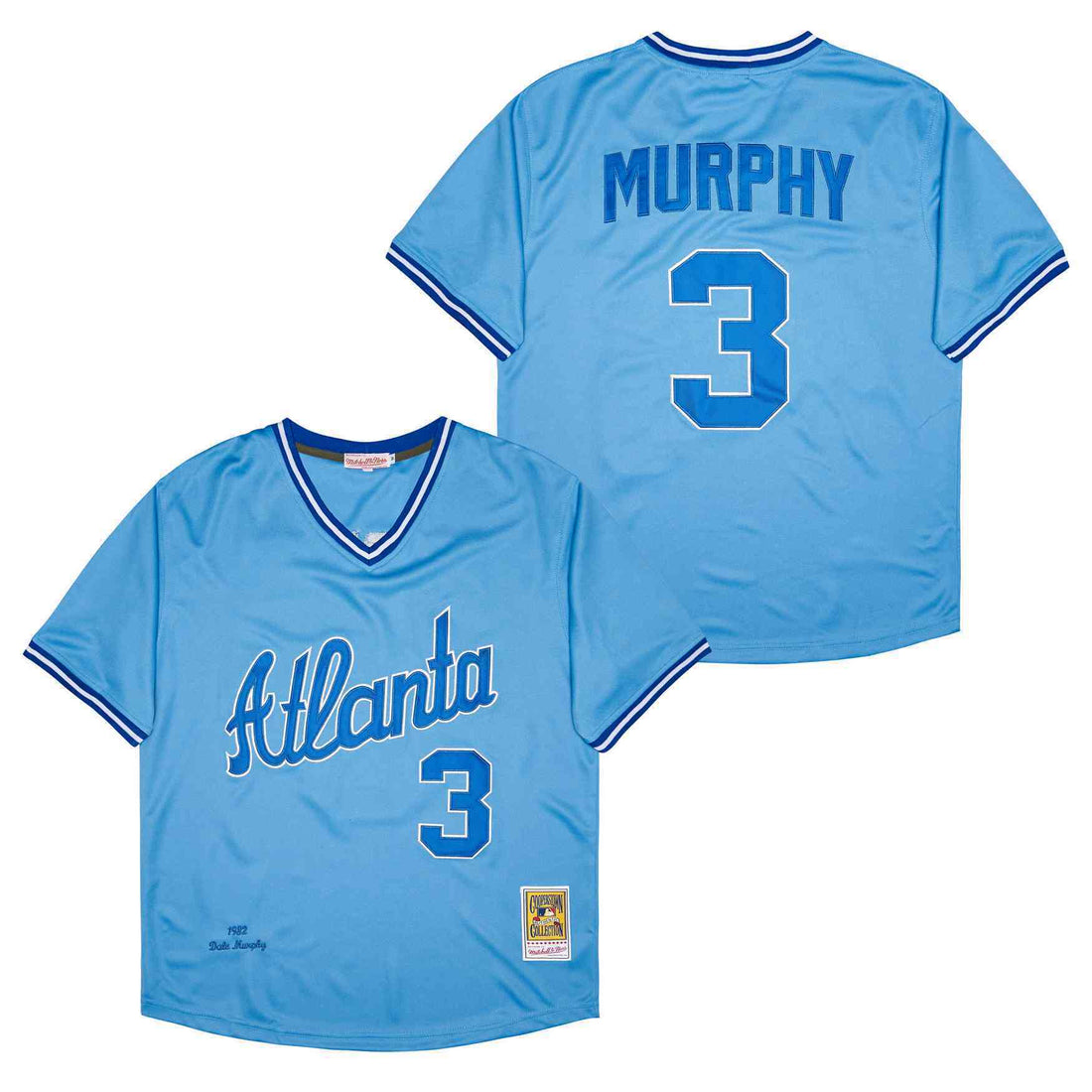Men's #3 Dale Murphy Atlanta Braves Baseball Jersey
