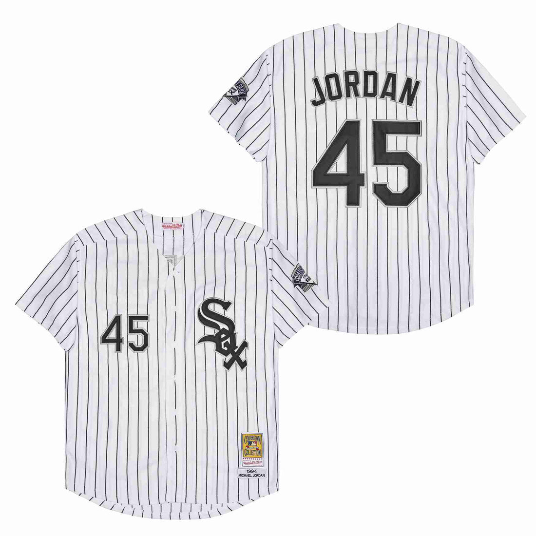Mens #45 Michael Jordan Chicago White Sox Baseball Jersey