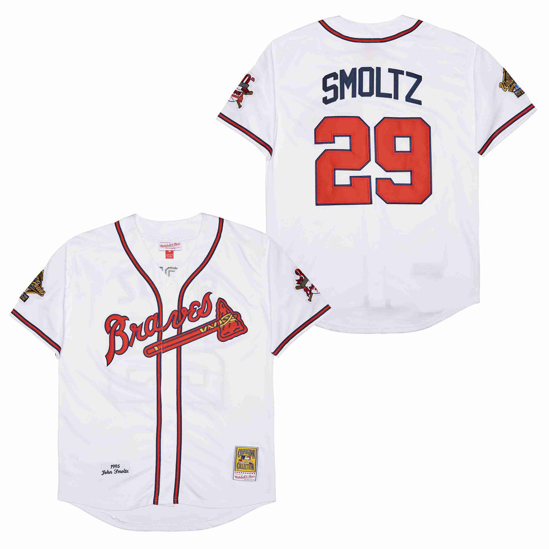 Men's #29 John Smoltz Atlanta Braves Baseball Jersey