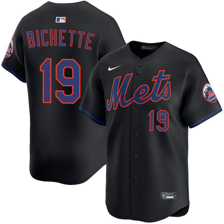 Men's #19 Bo Bichette New York Mets Baseball Jersey