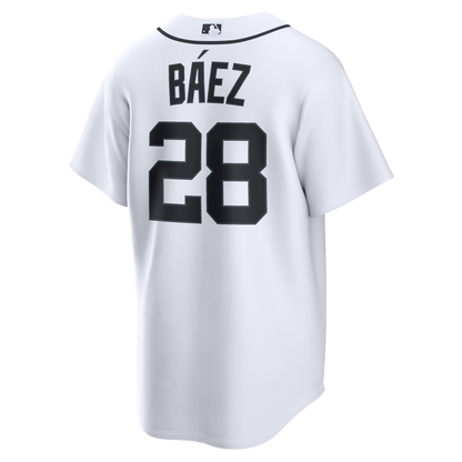 Javier Báez Detroit Tigers Nike Home Replica Jersey - White