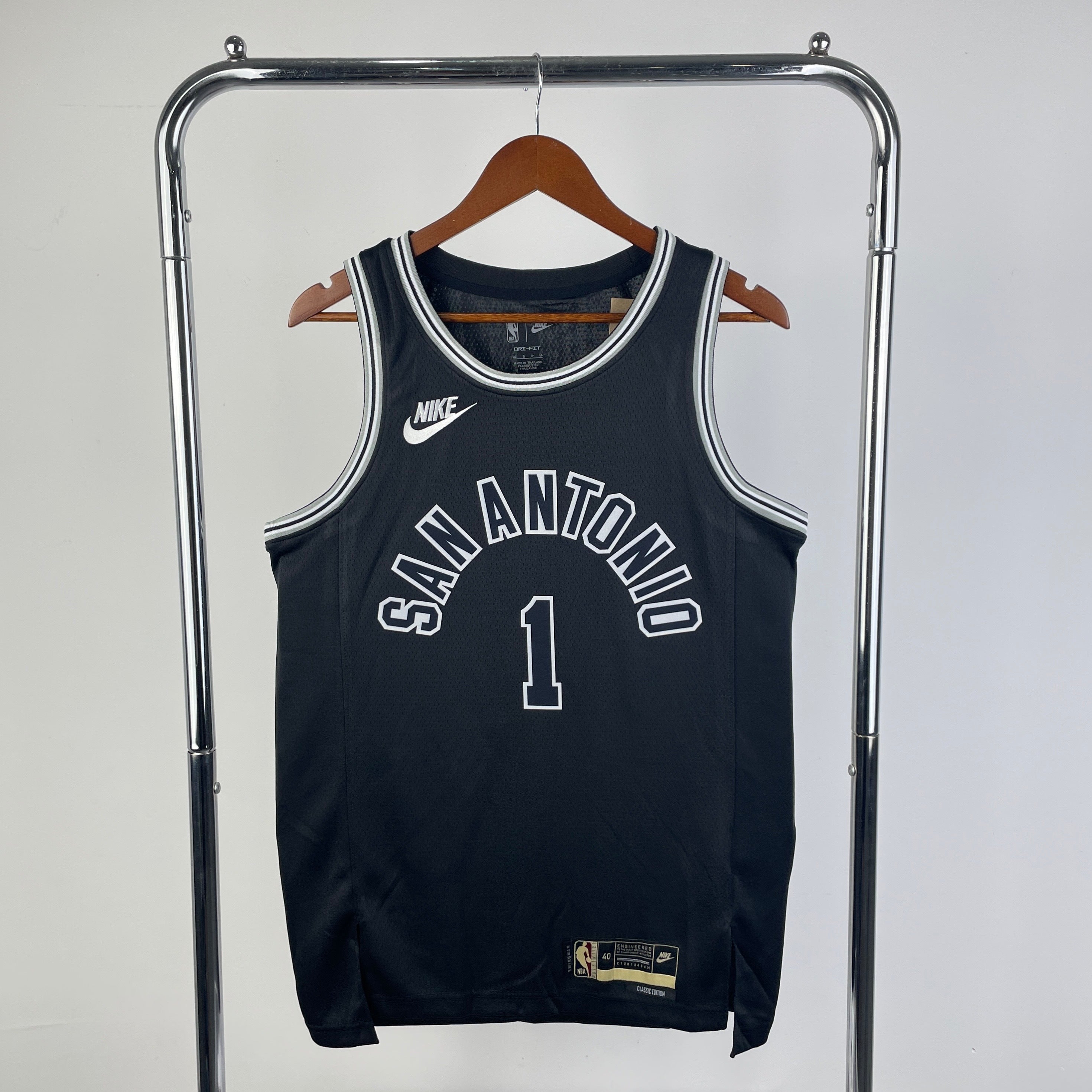Men's #1 Victor Wembanyama San Antonio Spurs Basketball Jersey