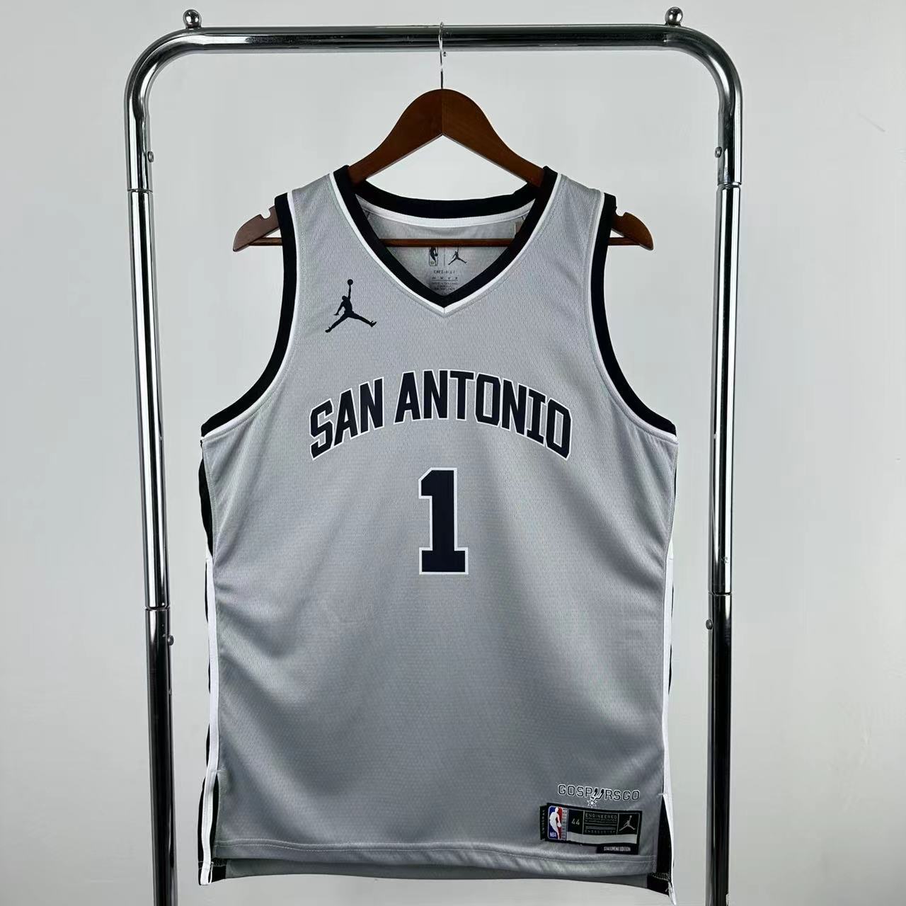 Men's #1 Victor Wembanyama San Antonio Spurs Basketball Jersey