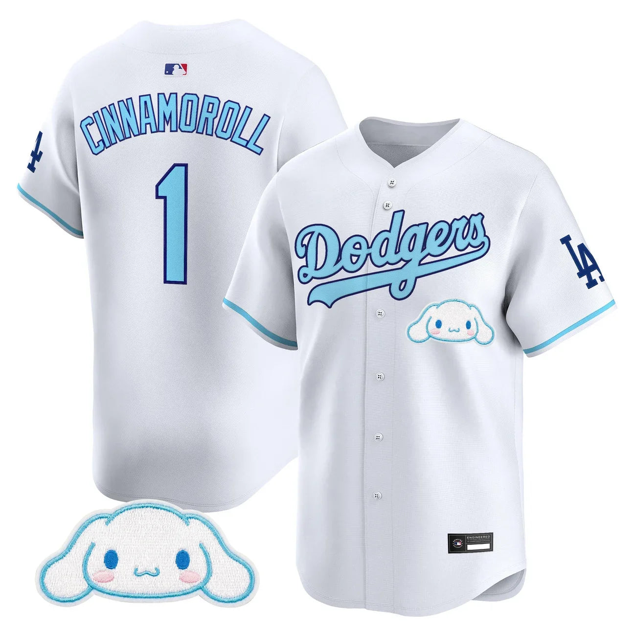Los Angeles Dodgers x Sanrio Friends Vapor Premier Limited Jersey - All Stitched