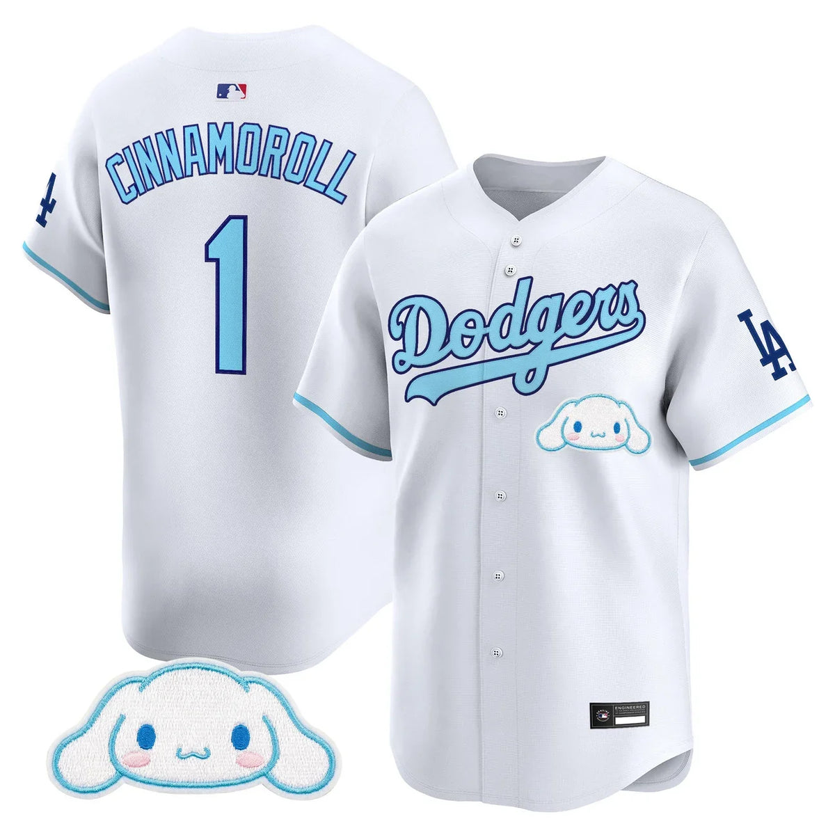 Los Angeles Dodgers x Sanrio Friends Vapor Premier Limited Jersey - All Stitched