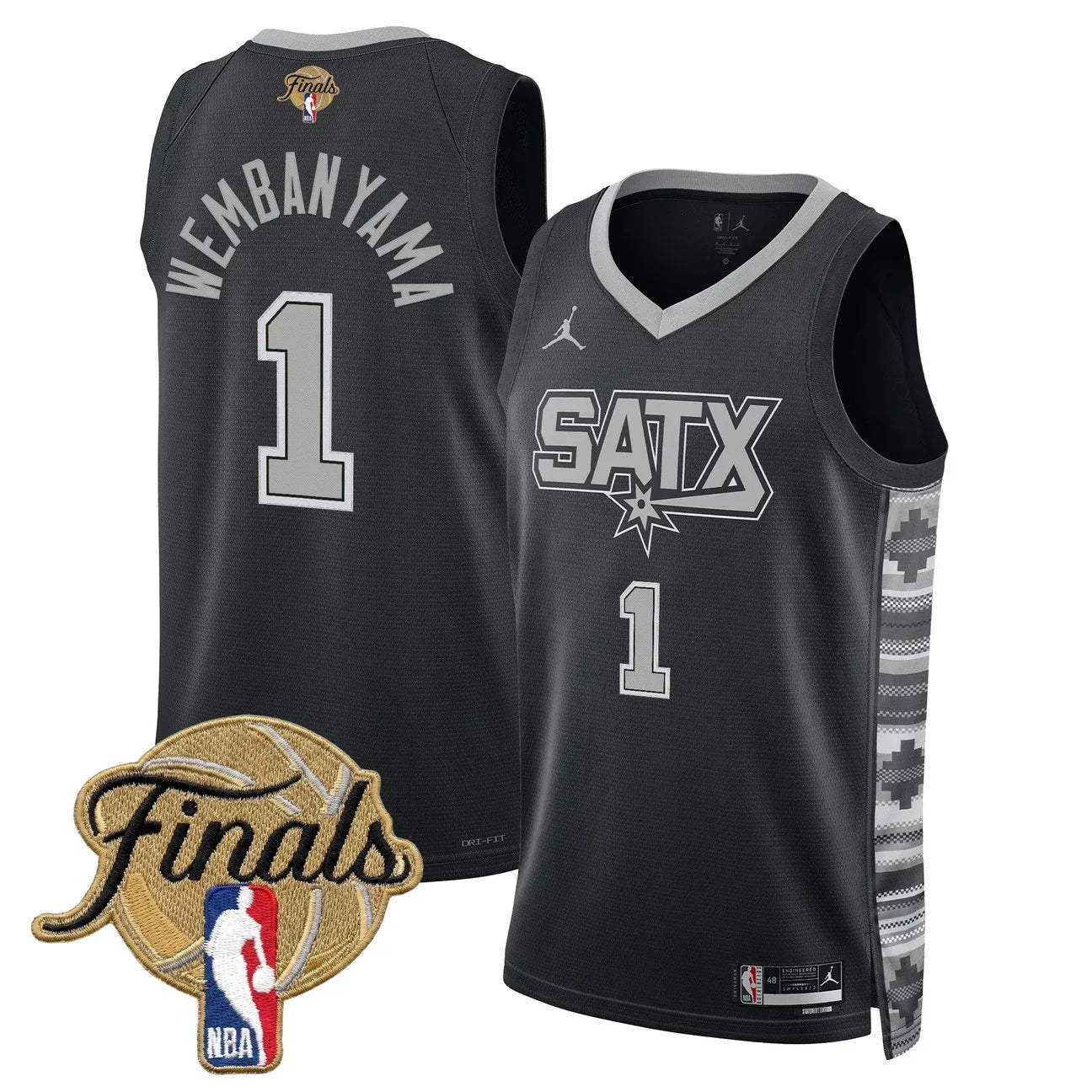 Men's San Antonio Spurs 2026 Finals Swingman Jersey - All Stitched