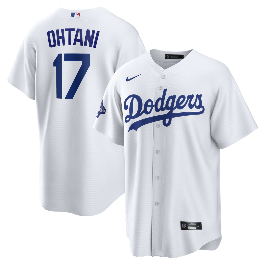 Shohei Ohtani Los Angeles Dodgers Nike 2025 World Series Champions Home Replica Jersey - White