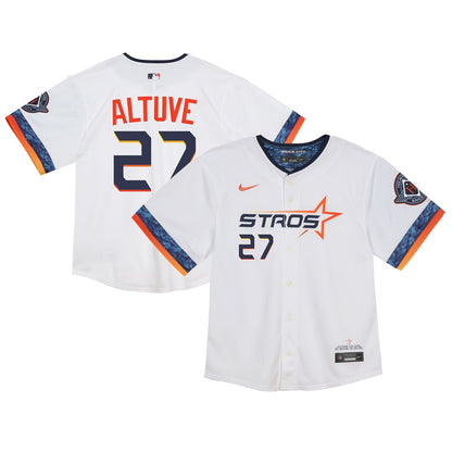 Jose Altuve Houston Astros Nike Toddler City Connect 2025 Limited Jersey - White