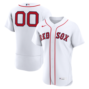 Boston Red Sox Nike Home Authentic Custom Jersey - White