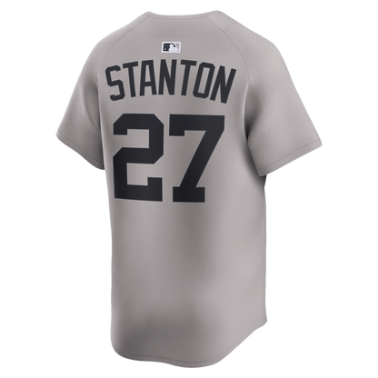 Giancarlo Stanton New York Yankees Nike Road Limited Jersey - Gray