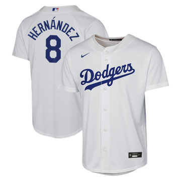 Enrique Hernández Los Angeles Dodgers Nike Youth Home Baseline Jersey - White
