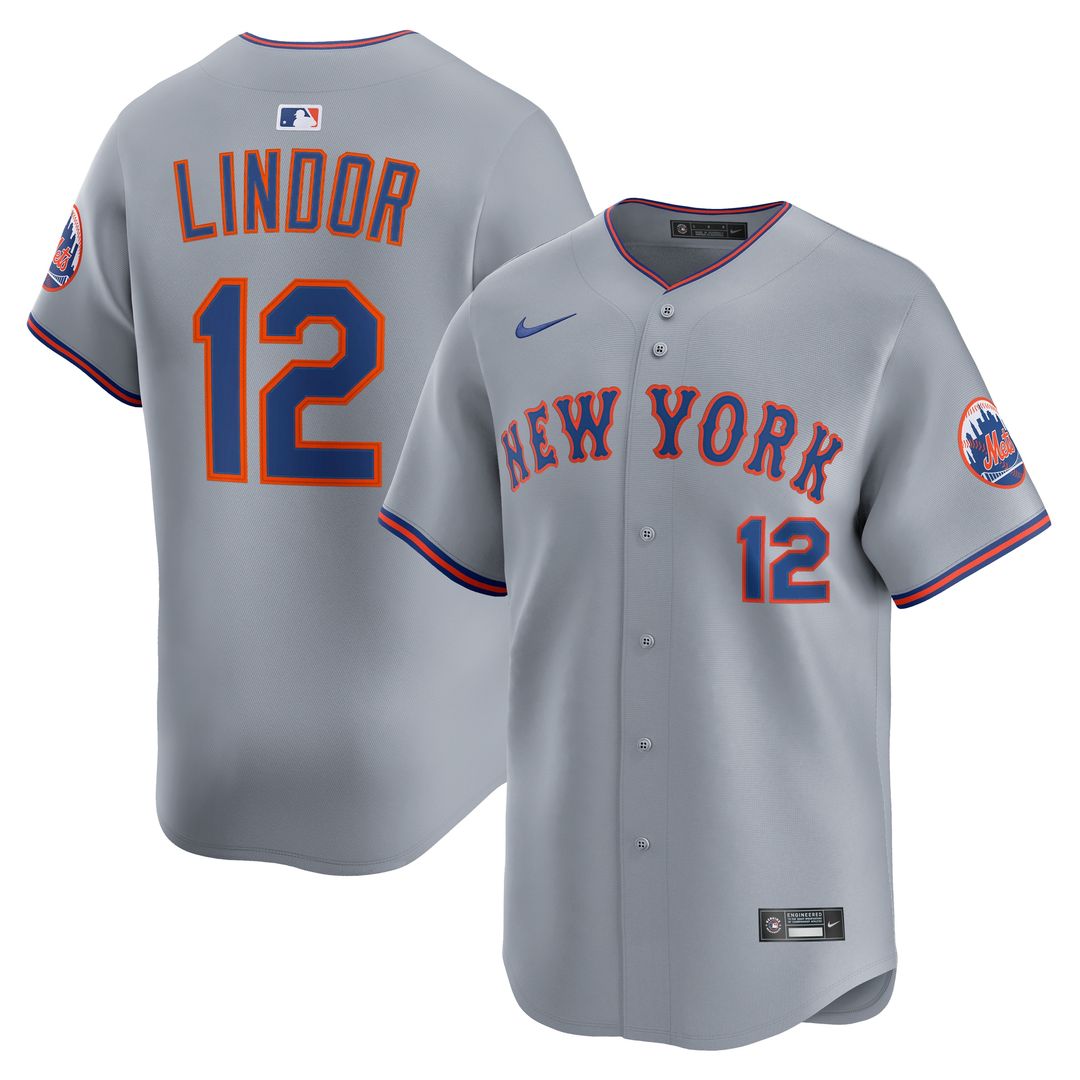 Francisco Lindor New York Mets Nike Alternate Limited Jersey - Black