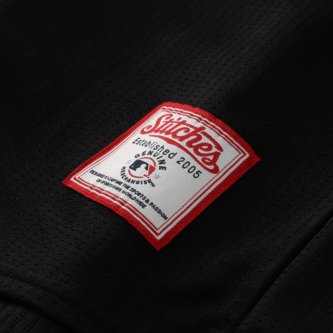 Baltimore Orioles Stitches Team Color Full-Button Fashion Jersey - Black