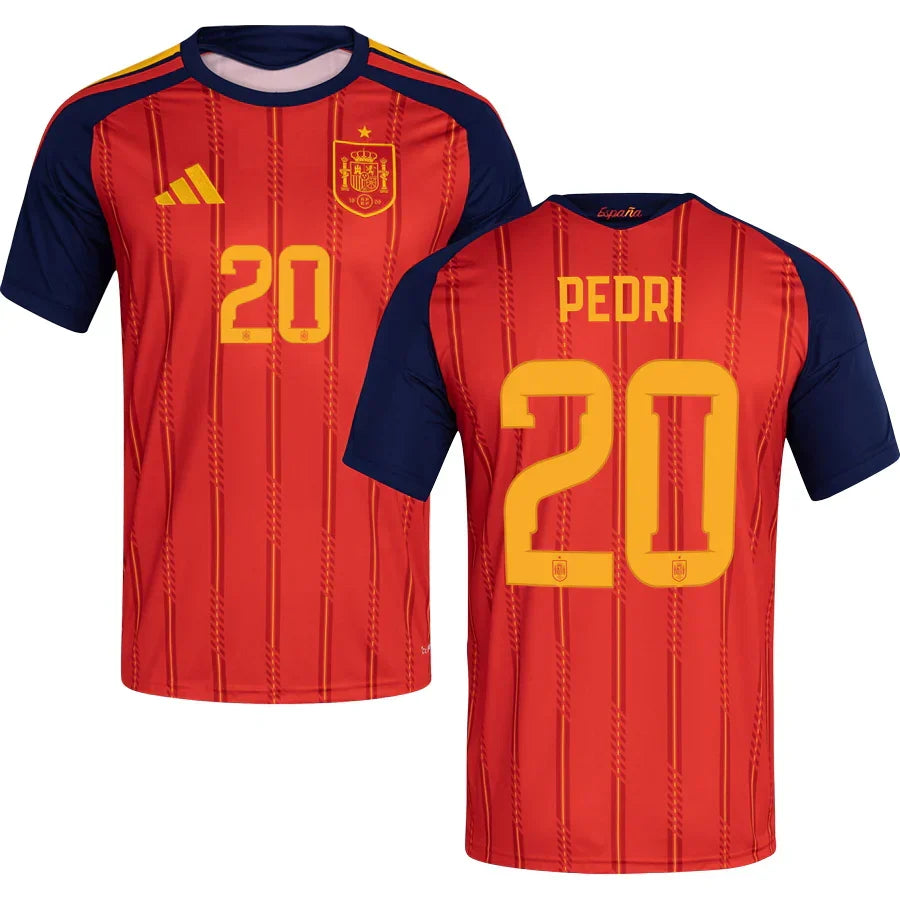 Men’s #20 Pedri 2026 World Cup Spain Jersey