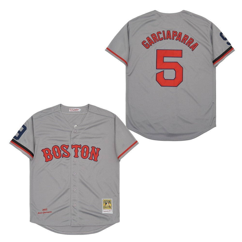 Men's #5 Nomar Garciaparra Boston Red Sox Baseball Jersey