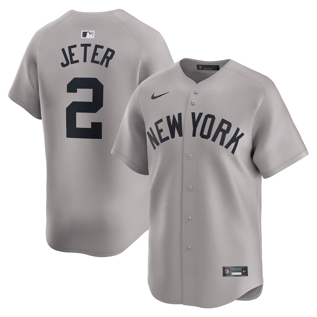 Men's New York Yankees #2 Derek Jeter Baseball Jersey