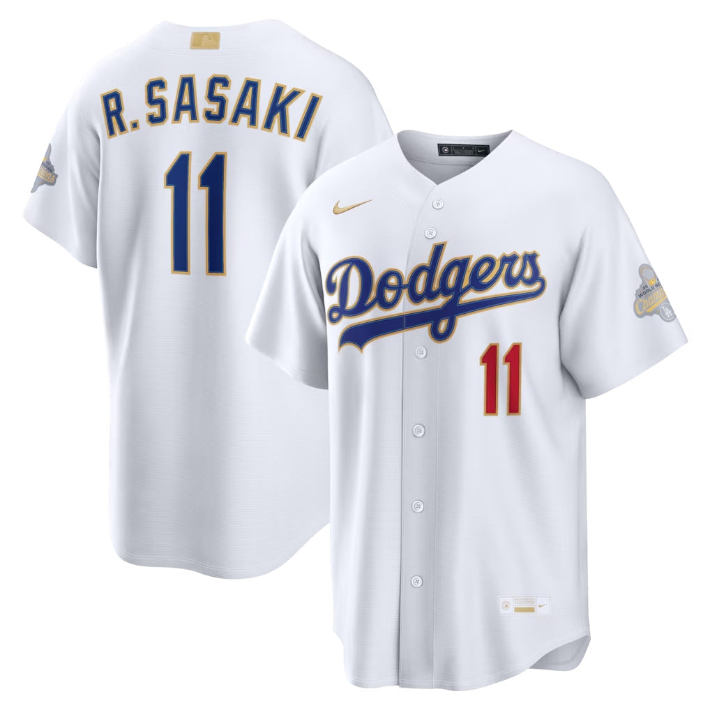Men's #11 Roki Sasaki Los Angeles Dodgers Baseball Jersey