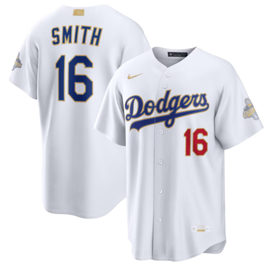 Men's #16 Will Smith Los Angeles Dodgers Baseball Jersey