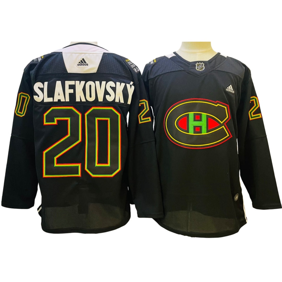 Men's #20 Juraj Slafkovsky Montreal Canadiens NHL Jersey