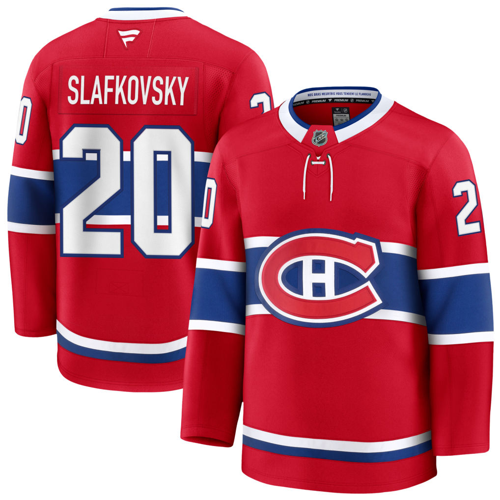 Men's #20 Juraj Slafkovsky Montreal Canadiens NHL Jersey