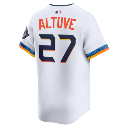 Jose Altuve Houston Astros Nike 2025 City Connect Limited Player Jersey - White