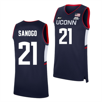 Men's #21 Adama Sanogo UConn Huskies College Basketball Jersey