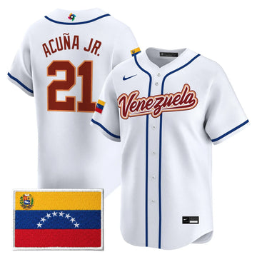 Men's Team Venezuela World Baseball Classic Vapor Premier Jersey - All Stitched