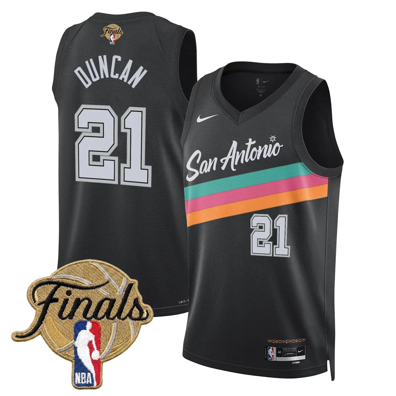 Men's San Antonio Spurs 2026 Finals Swingman Jersey - All Stitched