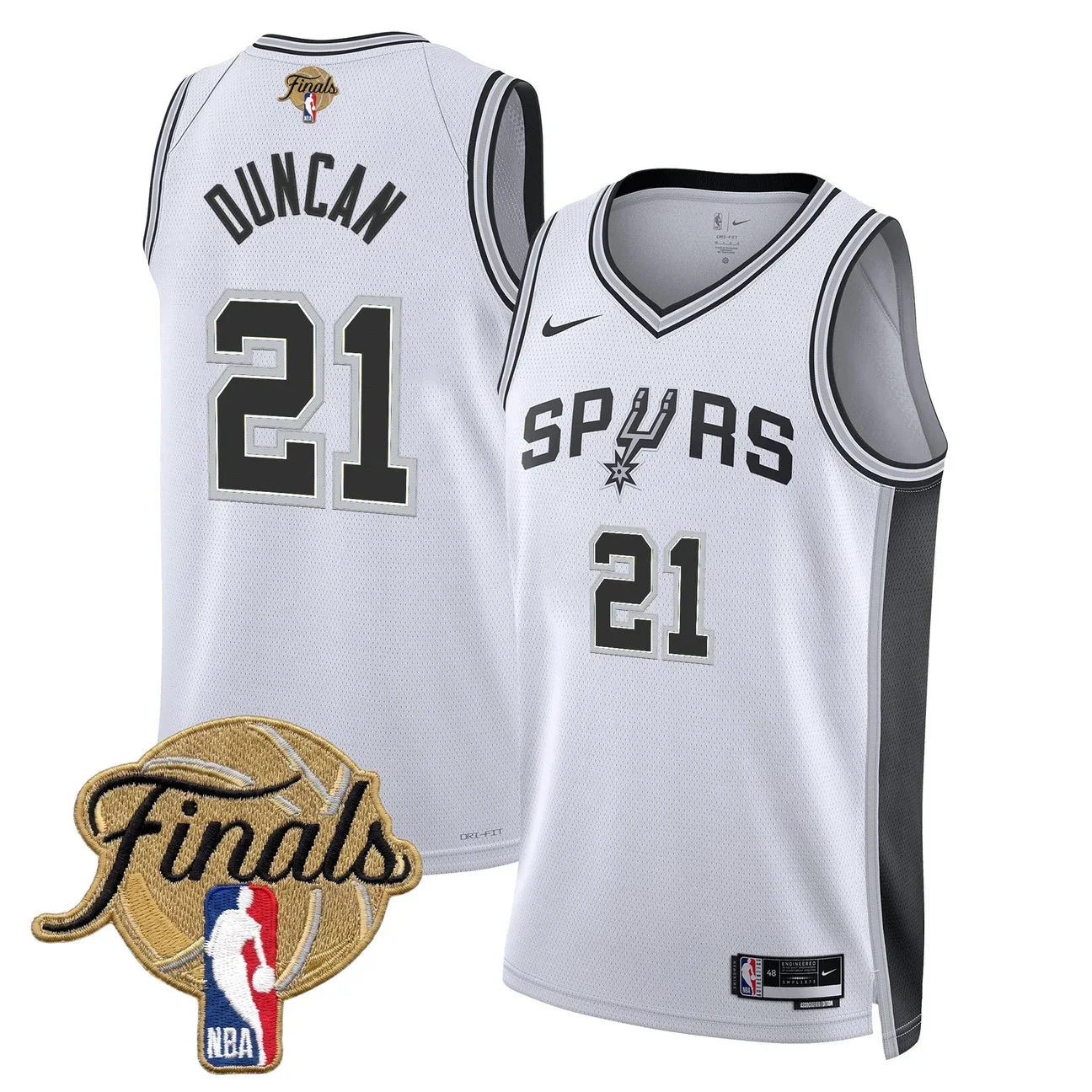 Men's San Antonio Spurs 2026 Finals Swingman Jersey - All Stitched