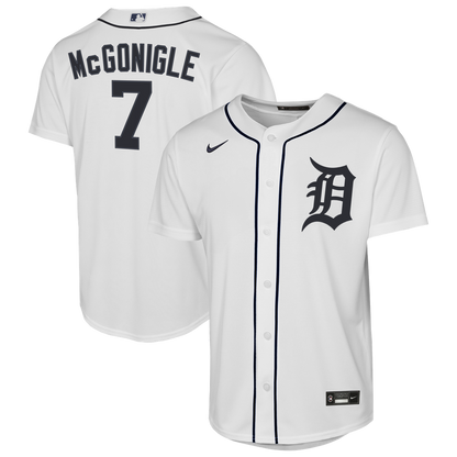 Kevin McGonigle Detroit Tigers Nike Youth Home Replica Jersey - White