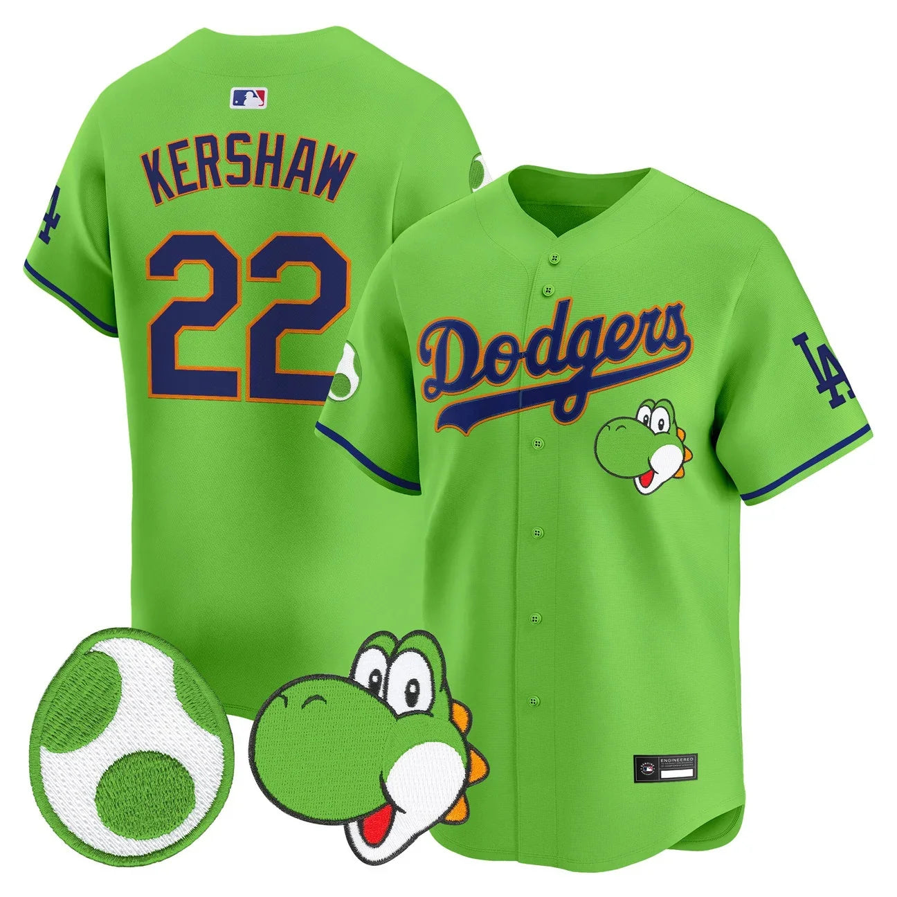 Men's Los Angeles Dodgers x Yoshi Vapor Premier Limited Jersey - All Stitched