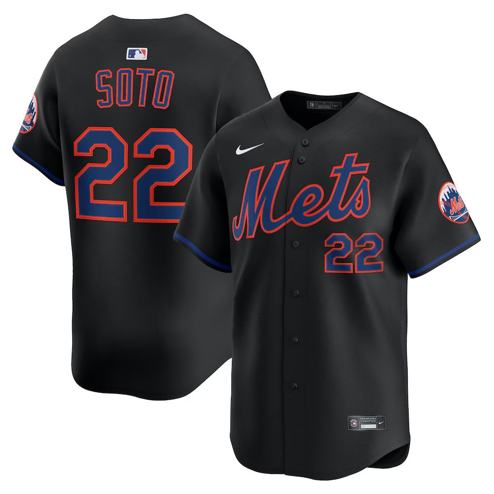 Men's #22 Juan Soto New York Mets Baseball Jersey