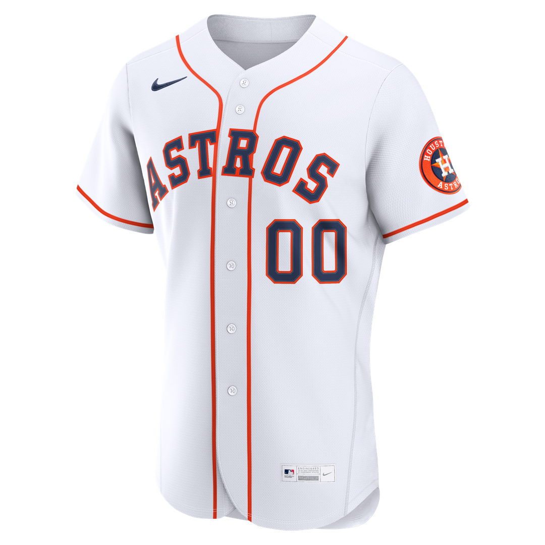 Houston Astros Nike Home Authentic Custom Jersey - White