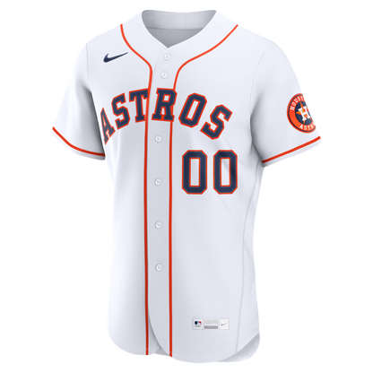 Houston Astros Nike Home Authentic Custom Jersey - White