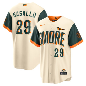 Samuel Basallo Baltimore Orioles Nike 2026 City Connect Stadium Jersey - Cream