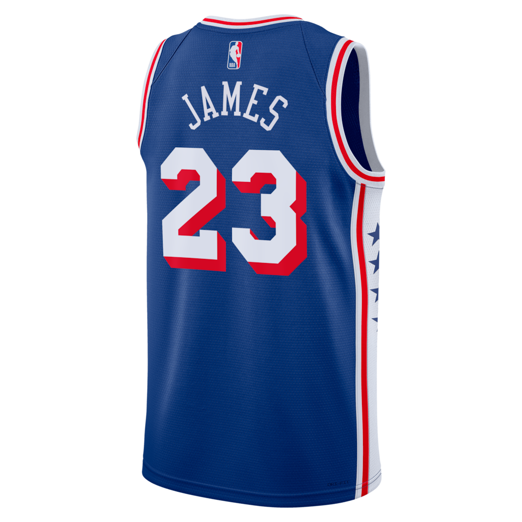 LeBron James Philadelphia 76ers  Swingman Jersey - Icon Edition - Royal