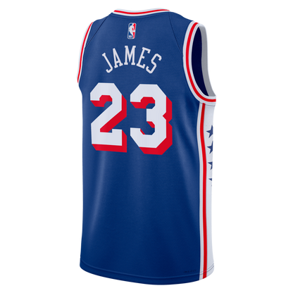 LeBron James Philadelphia 76ers  Swingman Jersey - Icon Edition - Royal