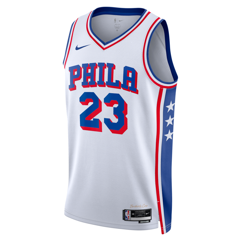 LeBron James Philadelphia 76ers  Swingman Jersey - Icon Edition - White