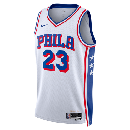 LeBron James Philadelphia 76ers  Swingman Jersey - Icon Edition - White